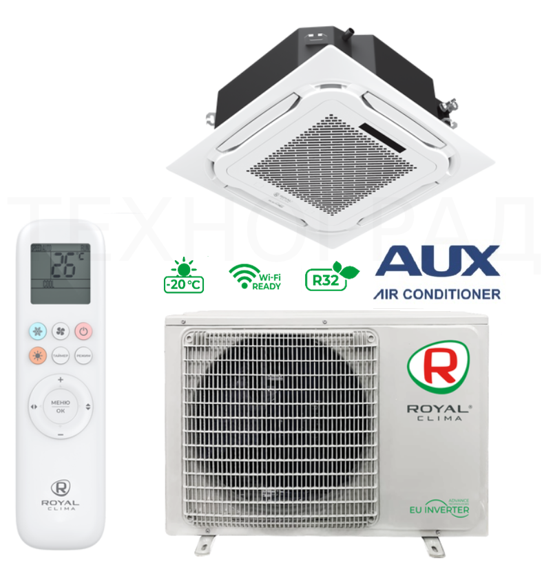 Кассетная сплит-система Royal Clima CO-4C 24HNDI